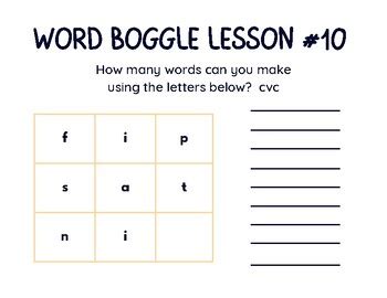 Boggle Powerpoints Teaching Resources Teachers Pay Teachers