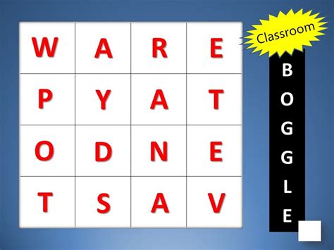 Boggle word finder 5x5. Words in a Word will present you with a word and you will have three minutes to find all the words contained in that word. This is a little tougher than Boggle, since answers must be at least 4 letters in length. Here are the rules: Rules. Words should be at least 4 letters long. Proper nouns do not count. Duplicates don't count. 