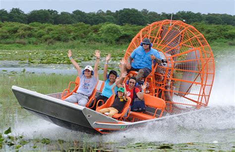 Boggy creek airboat adventures. Get up-close and personal with Florida's favorite reptiles on an airboat adventure. Immerse yourself in the vibrant beauty of native butterflies, wildlife, and plants in Lily's Butterfly Garden. Embark on a mining adventure as you sift through buckets of soil, uncovering semi-precious gems, fossils, and crystals. 