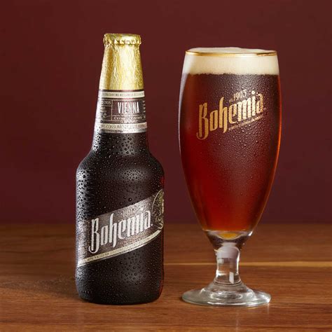 Bohemia beer. Bohemia beer pays tribute to the fierce afternoon Mexican sun by wrapping the bottle with gold aluminum leaf. The same analogy applies to the radiant liquid inside. An aroma characterized by lemon and bread meet the … 