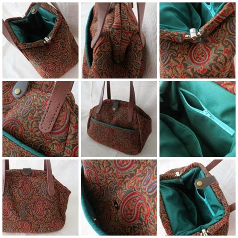 Bohemian carpet bag pattern.  Pattern includes instructions, January’s Pattern – The Compa...