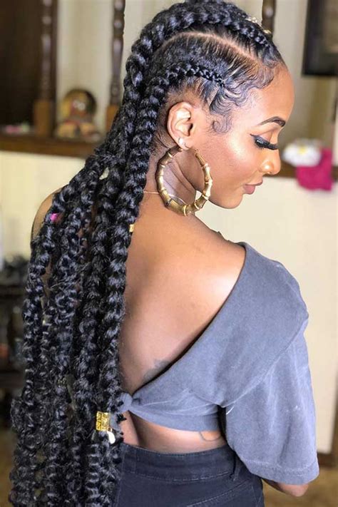 Boho feed in braids. 30 Examples of Trendy Boho Braids Bohemian braids hairstyles are versatile, mostly interlocking casual, edgy, and glam elements in one hairdo. To help you choose the best boho braids, we’ve rounded up a selection of 30 enchanting, hot, and stunning boho braids hairstyles. Take a look. Boho Goddess Braids.These slightly … 