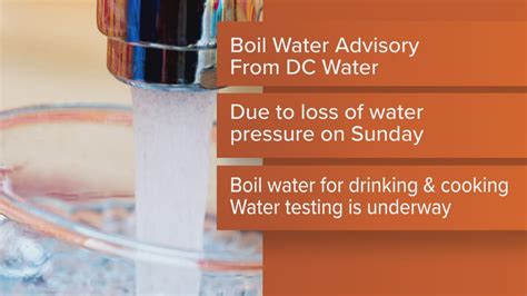 Boil Water Advisory in NE DC; some residents warned water could be contaminated