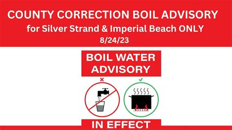 Boil water advisory lifted for Imperial Beach, Coronado residents