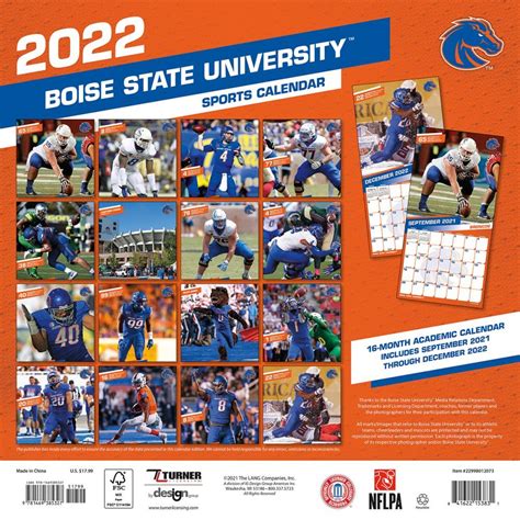 Boise State Fall 2022 Calendar