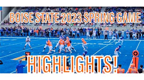 Boise State Spring Game 2023 HIGHLIGHTS! YouTube