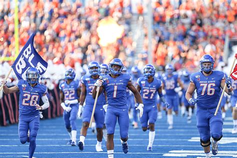Boise state football. ESPN's Matchup Predictor, creating using ESPN Analytics, gives Boise State a 70.8% chance to defeat San Jose State on Saturday at Albertsons Stadium. The Broncos opened as a touchdown favorite ... 