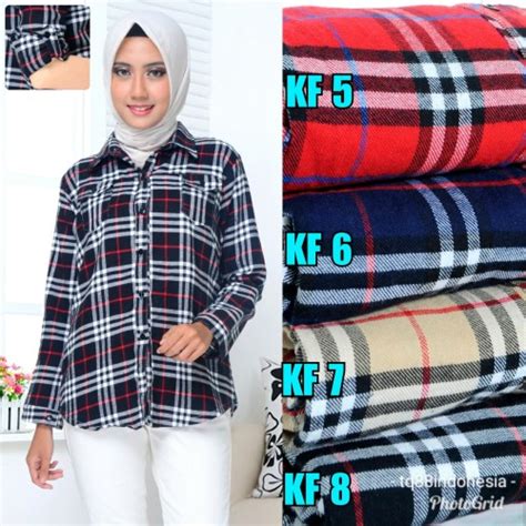 BokeB java Lihat flanel biru kotak & domain .photo murah dengan model aktif 24/7 di malam puncak acara tegas original 100% image 1