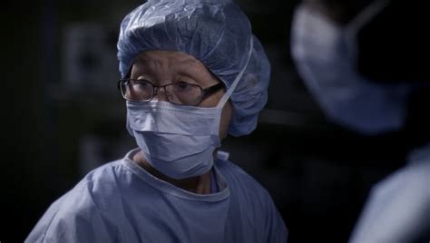 Dr. Nico Kim (Alex Landi), Dr. Michelle Lin (Lynn Chen) and nurse BokHee (Kathy C. An) perform surgery on an Asian American woman who was the victim of a hat...