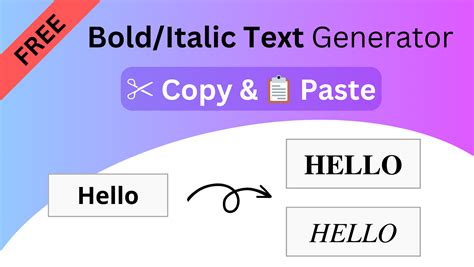 Bold Italic Text Generator Copy And Paste How to post italic text on