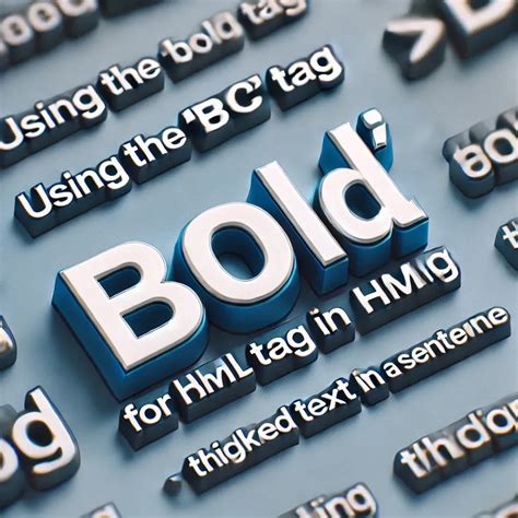Bold html
