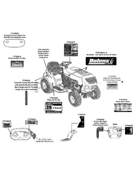 Bolens Parts Diagram