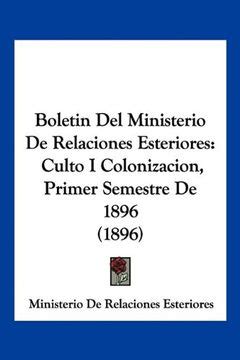 Boletín del ministerio de relaciones esteriores, culto i colonizacion. - Manual for troy bilt power washer.
