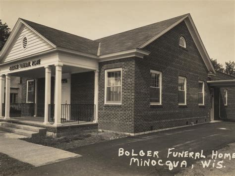 Bolger funeral home woodruff wi. .  ...