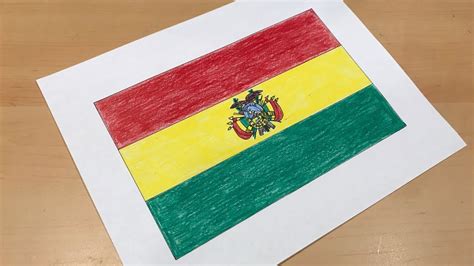 Bolivia Flag Drawing