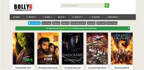It has several links available for streaming movies such as;. . Bollyflix