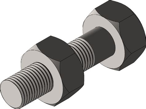 Bolt 3D CAD Model Library GrabCAD.
