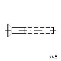 Bolts, Countersunk, Slotted Flat, BS4183, FREE CAD Blocks - CAD …