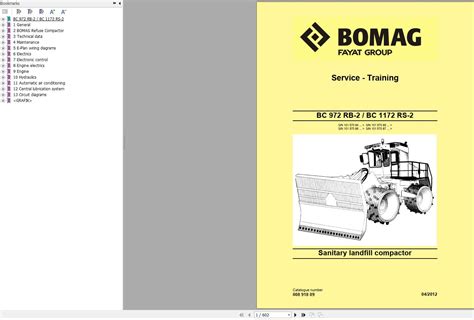 Bomag bc 972 rb bc1172 rb sanitary landfill compactor workshop service repair manual download. - Briggs and stratton xts 50 manual.