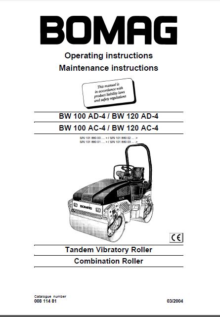 Bomag bw 100 ad bw 100 ac bw 120 ad bw 120 ac drum roller service repair workshop manual. - Solutions manual for modern control systems dorf.