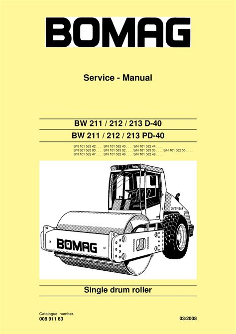 Bomag bw 211 d 4 bw 211 pd 4 single drum roller service repair workshop manual. - John rosemonds daily guide to parenting.