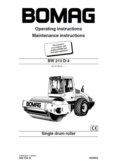 Bomag bw213 d 4 single drum roller service repair workshop manual download. - Manual de servicio del escáner kodak i260.