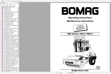 Bomag single drum roller bw 145 d 3 service repair manual. - 2000 chrysler town country workshop service repair manual.