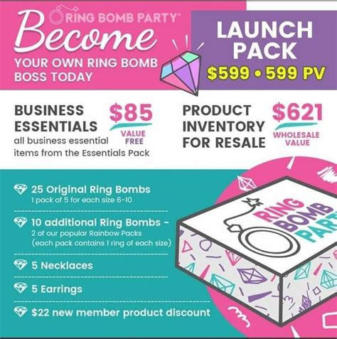 Bomb Party. February 12, 2020 ·. With our brand NEW Fast Start Program, earn up to $500 in free product credit to buy inventory for your parties! Interested in getting fizzy with our RBP family? Click below to check out our 2020 Compensation Plan! https://compplan.ringbombparty.com. #ringbombparty #whatwillyoureveal #RBP.. 