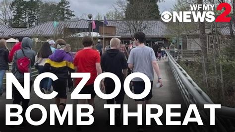 Bomb threat at nc zoo. ASHEBORO, N.C. (WGHP) — A bomb threat prompted the North Carolina Zoo to evacuate and shut down on Monday morning, according to the Randolph County Sheriff’s Office. At about 10:43 a.m., Rand… 
