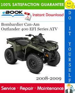 Bombardier can am outlander 400 efi series service manual 2008. - Basic principles and calculations in chemical engineering solution manual.