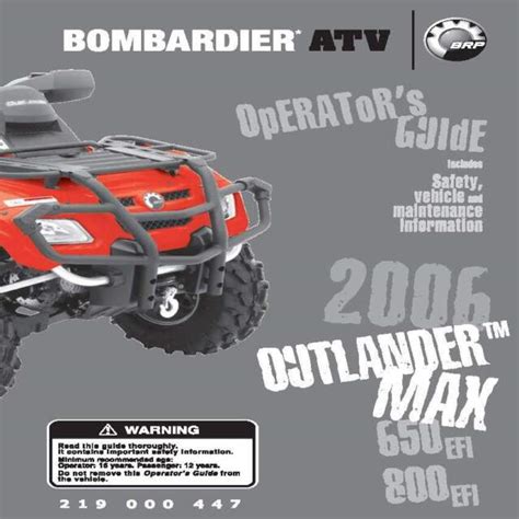 Bombardier outlander max 800 owners manual. - Beitraege zur oesterreich: erziehungs- und schulgeschichte.