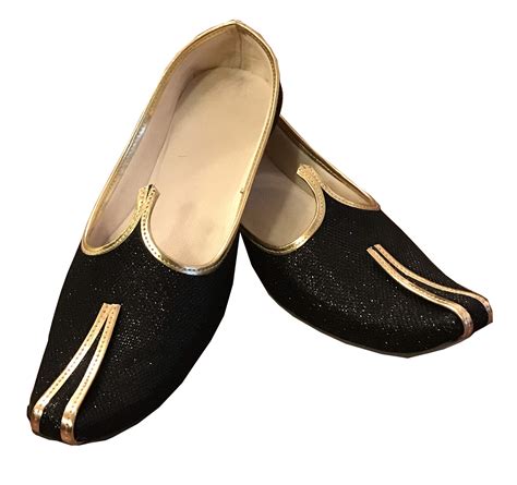 BombayFlow Singh Punjabi Jutti Indian Shoes Handmade Black …