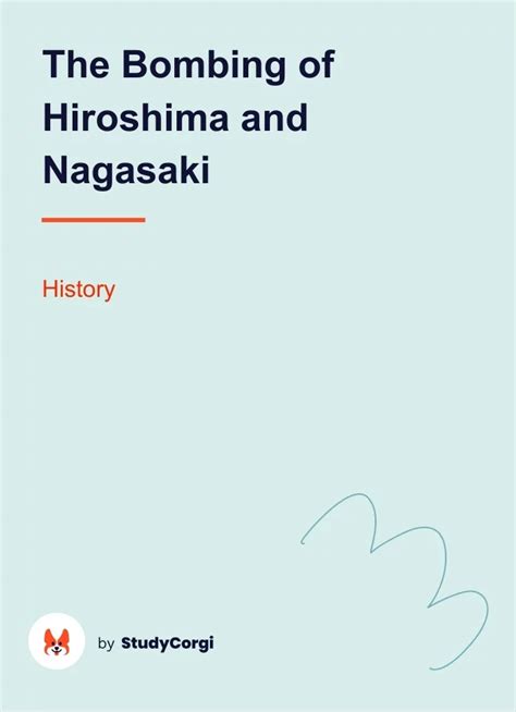 Bombing Of Hiroshima And Nagasaki Essay ipl.org