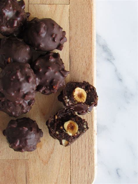 Bombones Ferrero Rocher veganos - ESO QUE COMEMOS