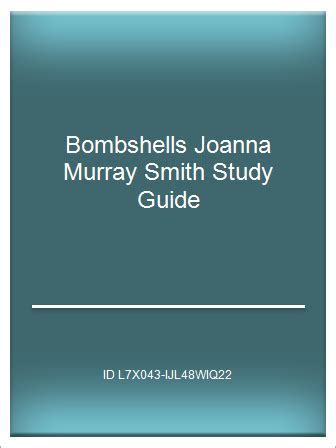 Bombshells joanna murray smith study guide. - Dokumentation zur geschichte der jüdischen gemeinde in lübbecke (1830-1945).