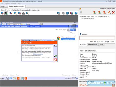 Bomgar download. Jump Clients can be mass-deployed to Windows, Mac, and Linux desktops or servers. To help with finding and identifying computers later, add a group name and comments when … 