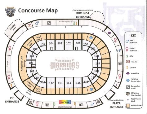 On the Bon Secours Wellness Arena seating chart, sections 200-233 mak