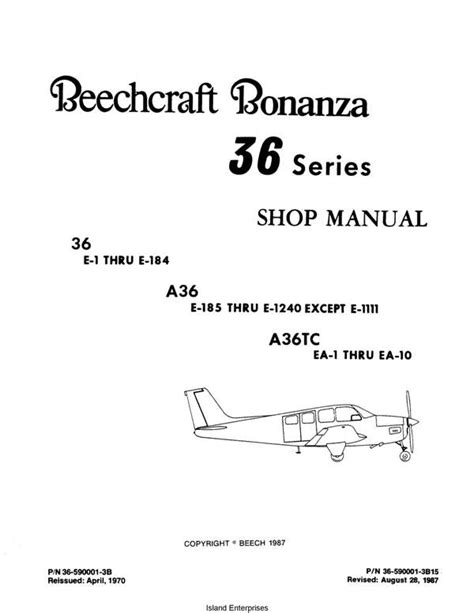 Bonanza 36 series 36 a36 a36tc shop manual. - Concours de mathématiques pour le collège.