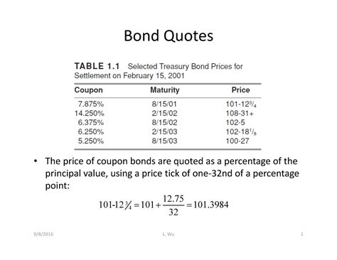 Bond price quote. Things To Know About Bond price quote. 