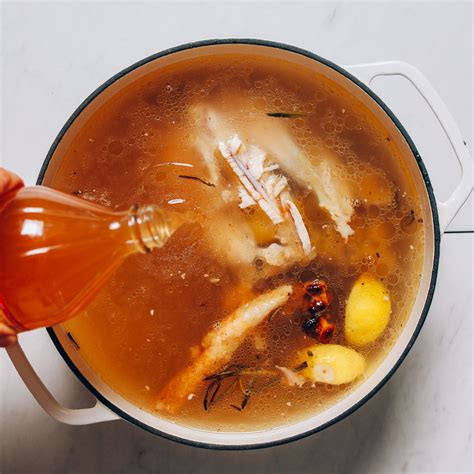 Bone and broth. As collagen seeps from the bones and joints during the long cooking process, the stock thickens. Here are some of the top bone broth benefits. 1. May Heal Leaky Gut Syndrome. Due to its abundance of collagen, consuming bone broth is an excellent way to improve your gut health. 
