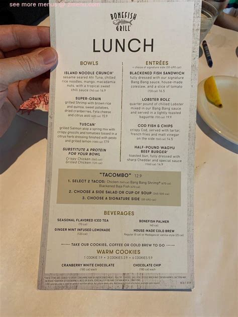 Bonefish grill lunch menu hours. Things To Know About Bonefish grill lunch menu hours. 