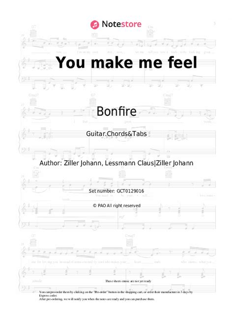 Bonfire " You Make me Feel" Cover By Dylan Taganas Chords