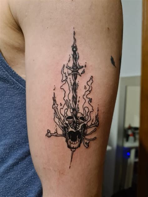 Bonfire deconstruction! Tattoo done by me (original design) let me know