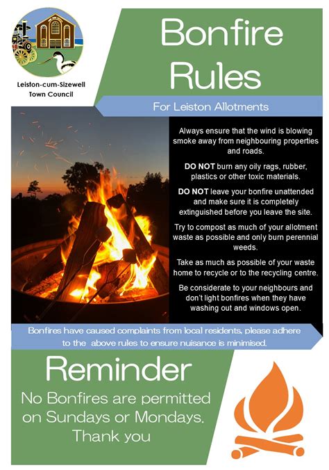 Bonfires Allotment rules Ealing Council