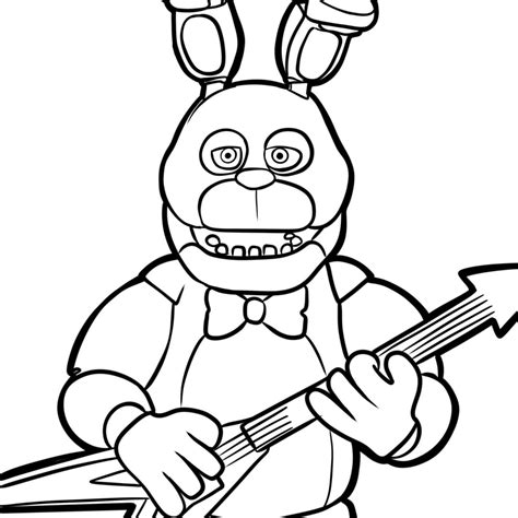 Bonnie Coloring Page