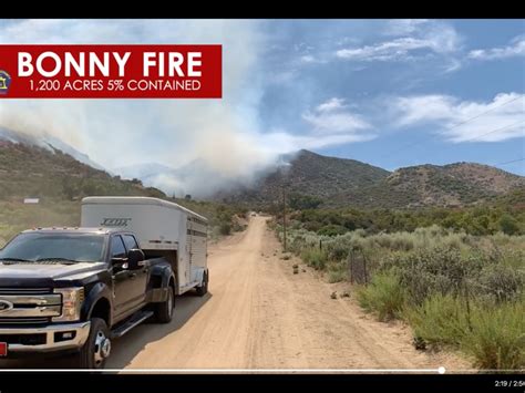Bonny Fire near Temecula burns over 850 acres; 5% contained