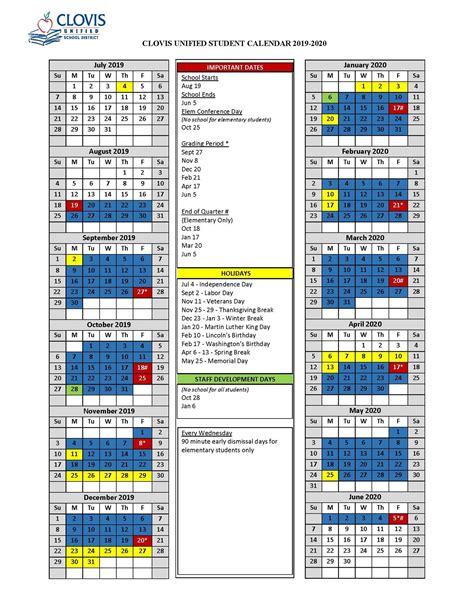 Bonsall Usd Calendar