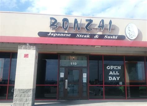 Bonzai steak and sushi restaurant photos. Guests can dine with friends and family or enjoy their hibachi favorites at home through our to-go and delivery services. Benihana Conroe also offers catering for your next big event! 3061 Interstate 45 North, Conroe, TX 77304. (936) 206-3766. Restaurant MENU. 