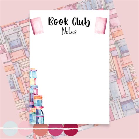 Book Club Template Review - Etsy