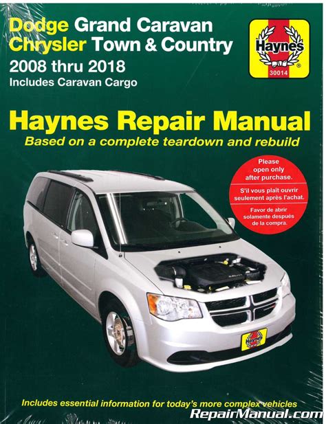 Book Dodge Caravan Town Country 2008 2009 Service Repair